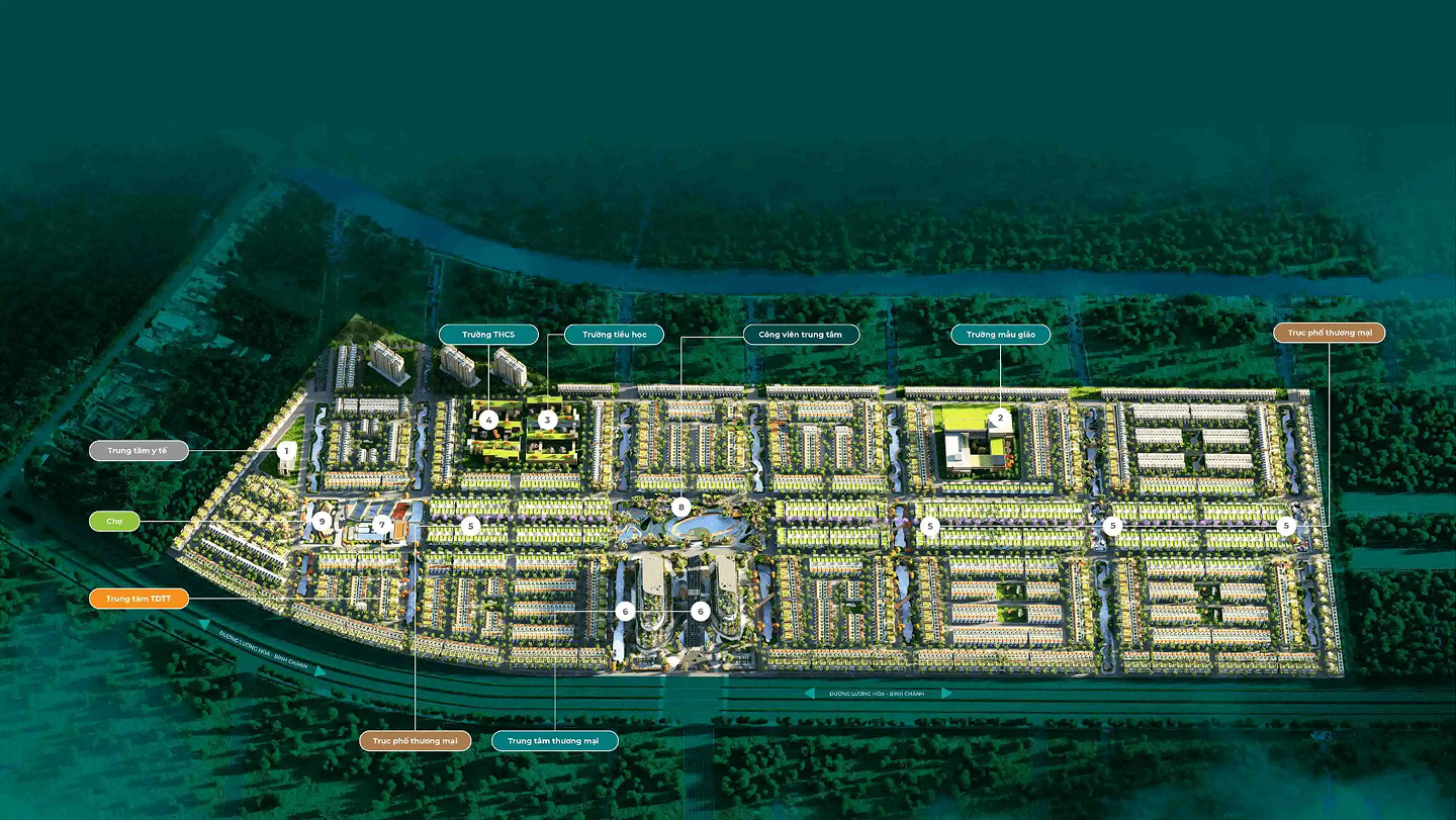 Tong Thể Quy Hoạch Dự Án La Home - NewLink Investment